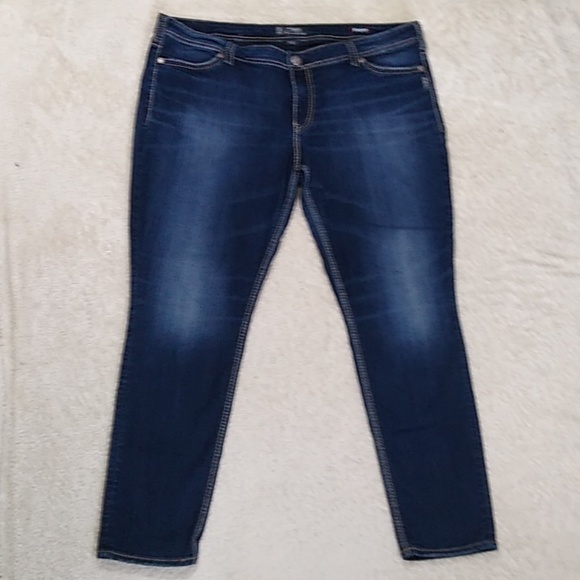 Silver Jeans size 22 Suki Mid Super Skinny Stretch - Picture 2 of 16